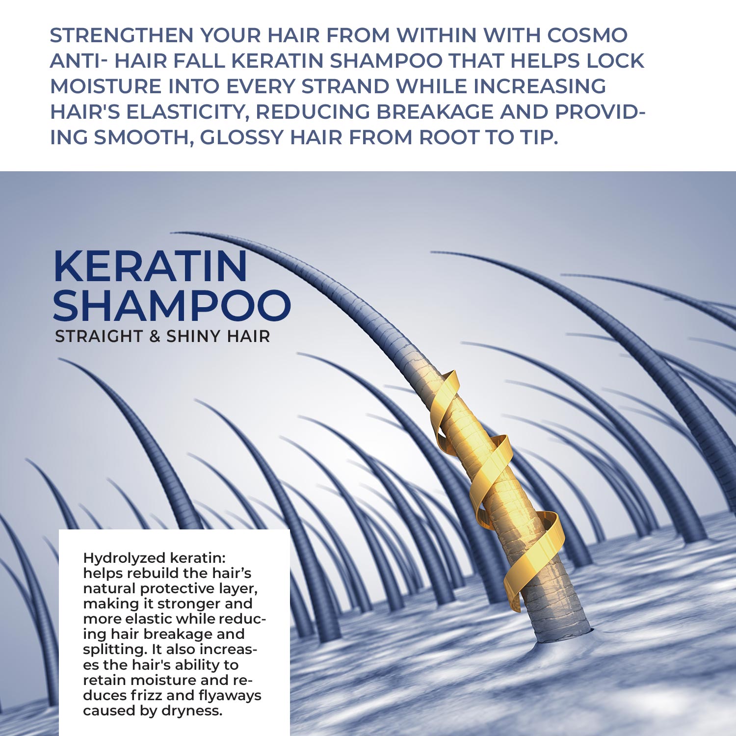 Anti - Hair Fall Keratin Shampoo